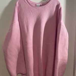 Pink Oversized Sweater